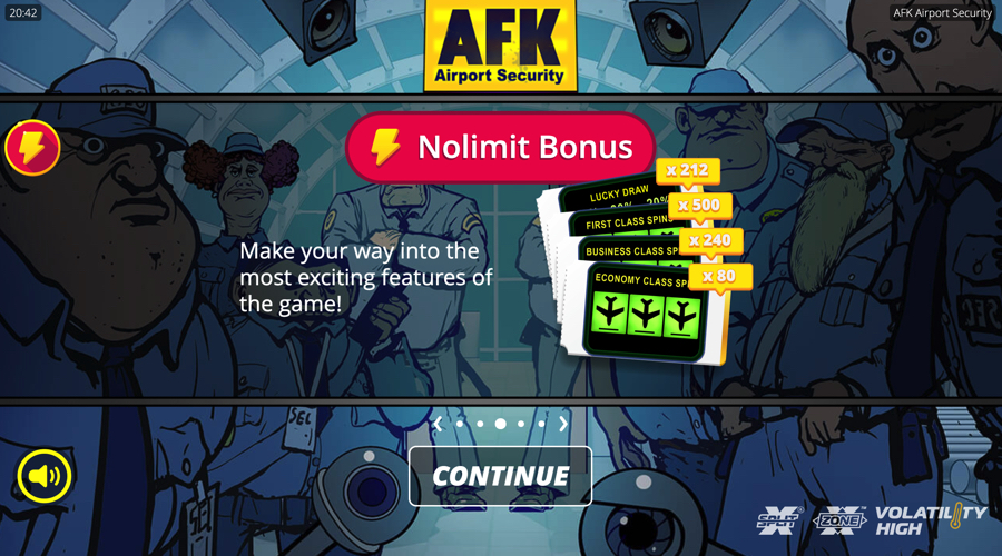AFK Airport Security slot features
