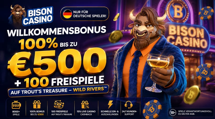 Bison Casino DE bónusz