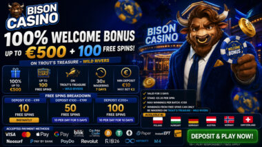 Bison Casino Welcome Bonus