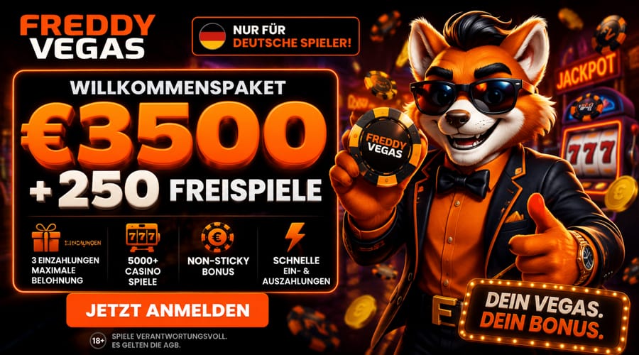 Freddy Vegas Casino DE bónusz