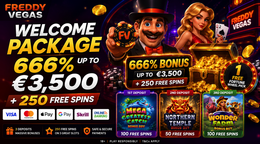 Freddy Vegas Welcome Package