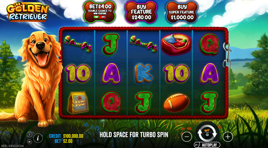 Golden Retriever Slot Demo - Pragmatic Play
