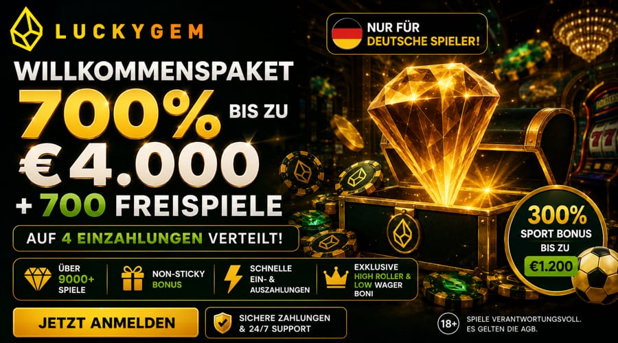 LuckyGem Casino DE bónusz