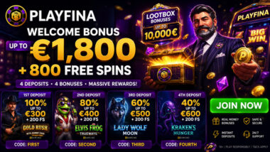 Playfina Welcome Bonus