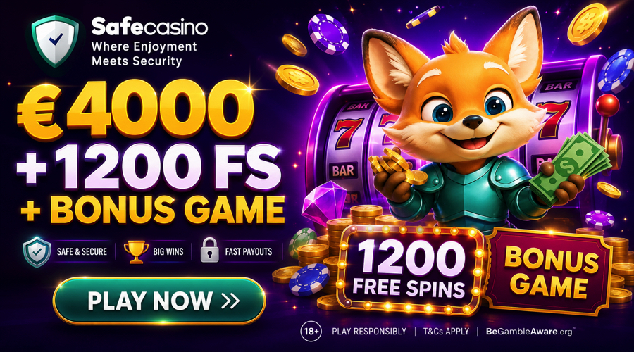 SafeCasino Free Spins Bonus