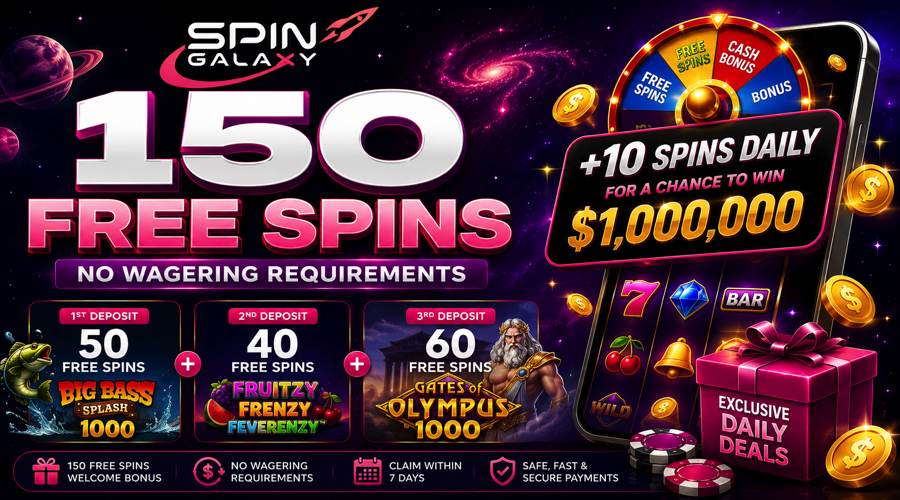 Spin Galaxy No Wager Welcome Bonus