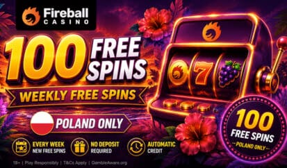 Weekly Free Spins at Fireball Casino