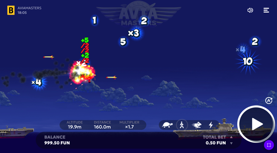 Avia Masters Crash gameplay