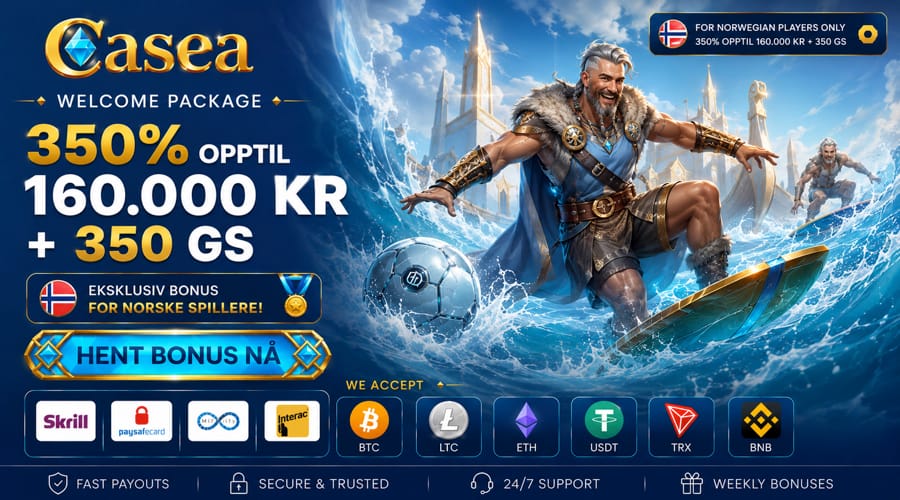Casea Casino NOK bonus