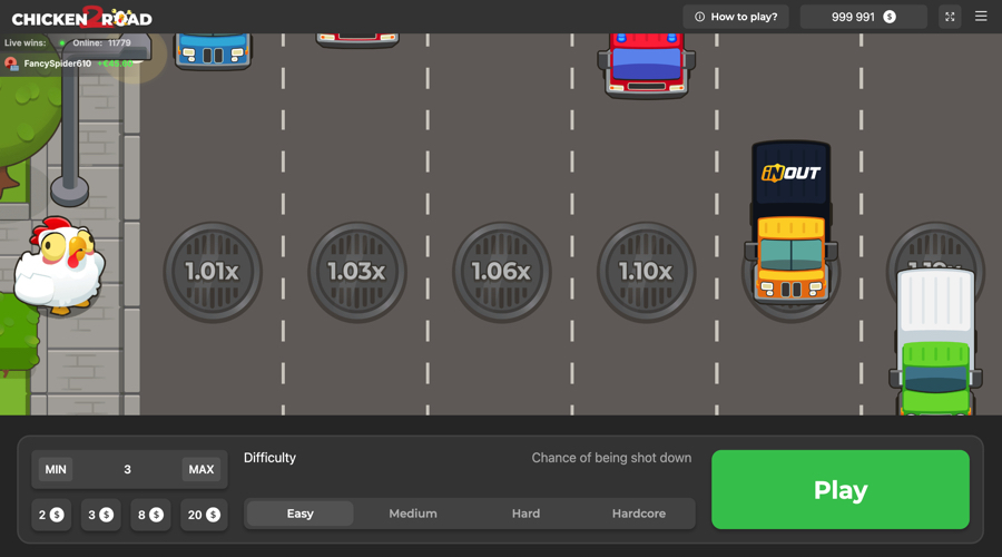 Chicken Road 2 Crash Game Demo - InOut
