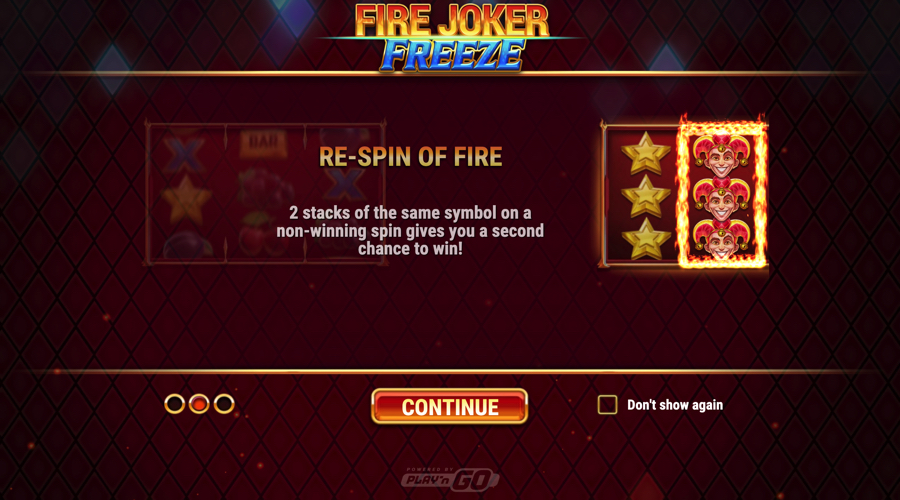 Fire Joker Freeze Slot features