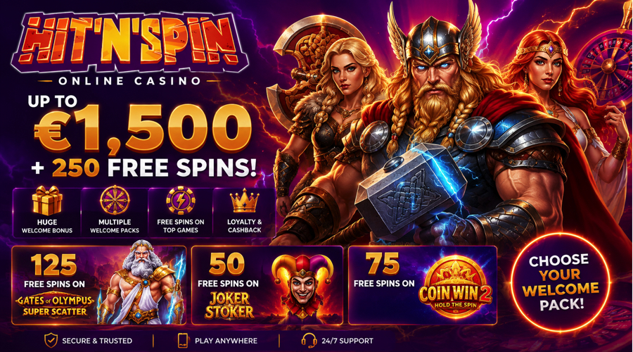 Hit 'n' Spin Welcome Bonus