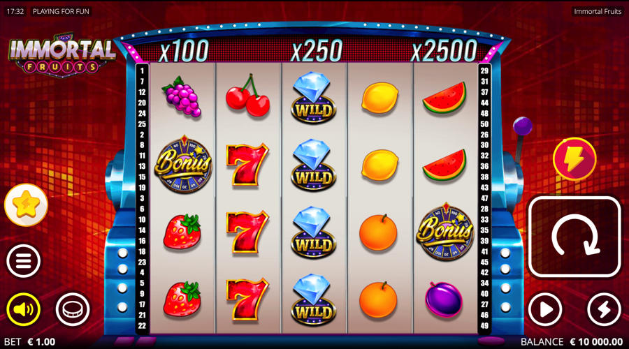 Immortal Fruits Slot Demo - Nolimit City
