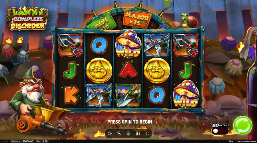 Lawn N' Complete Disorder Slot Demo - Play'n Go