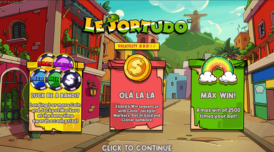 Le Sortudo Slot features