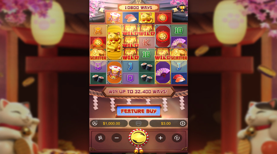 Lucky Neko Slot Demo - PGSoft