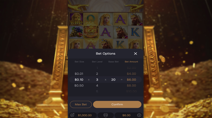 Midas Fortune bet limits