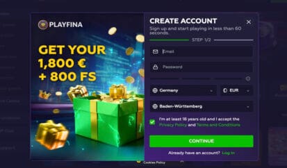 Playfina Deposit Offers