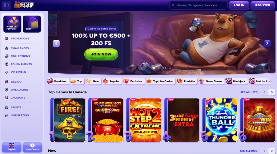 Spinbara Free Spins