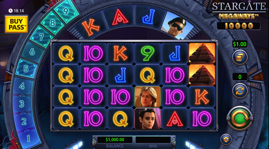 Stargate Megaways Slot Demo - Light & Wonder