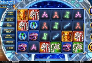 Stargate Ra's Trail slot demo - Light & Wonder