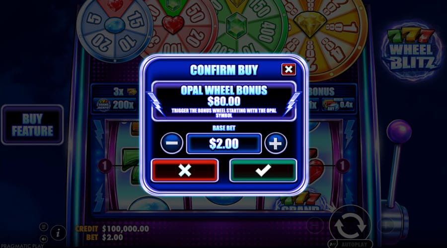 777 Wheel Blitz slot buy bonus