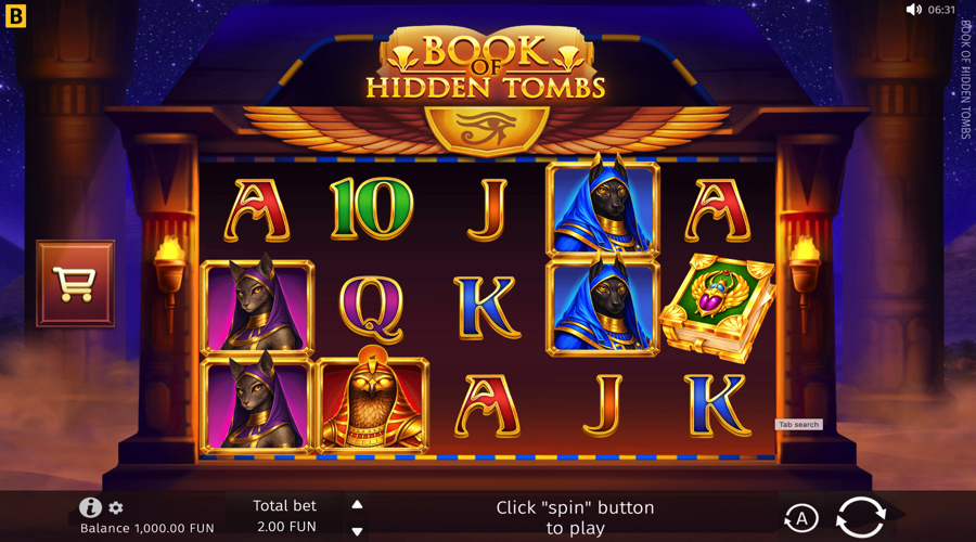 Book of Hidden Tombs slot demo - BGaming