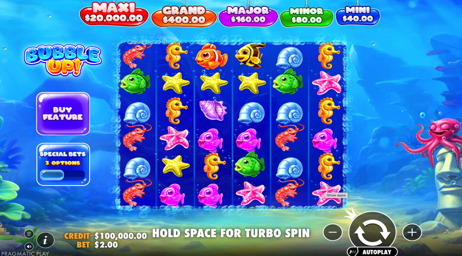 Bubble Up! slot demo - Pragmatic Play