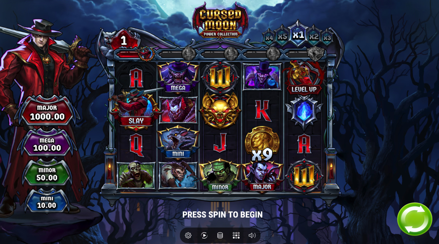 Cursed Moon Power Collection slot demo - Play'n Go