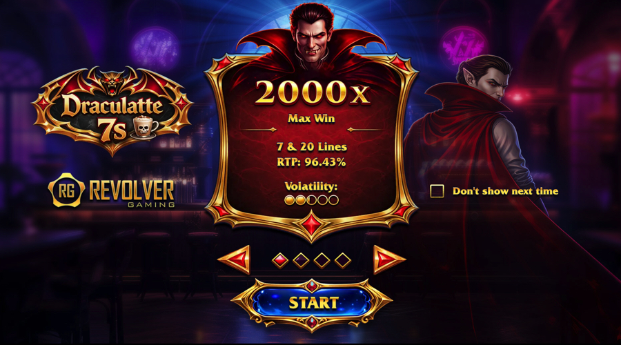 Draculatte 7s slot features