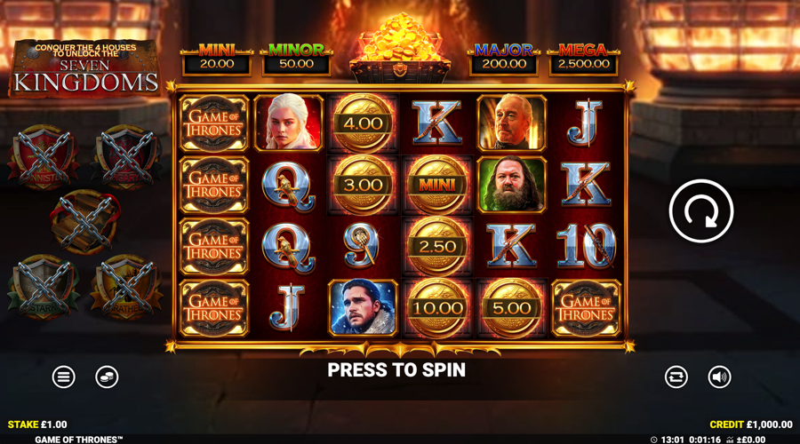 Game of Thrones Slot Demo - Blueprint