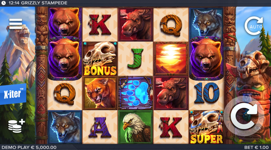 Grizzly Stampede slot demo - ELK Studios
