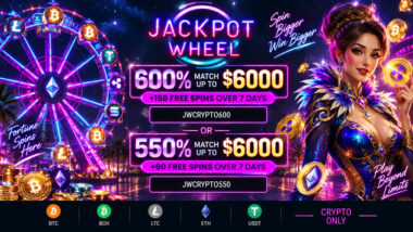 Jackpot Wheel Crypto Bonus Code