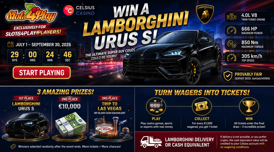 lamborghini urus s casino promotion