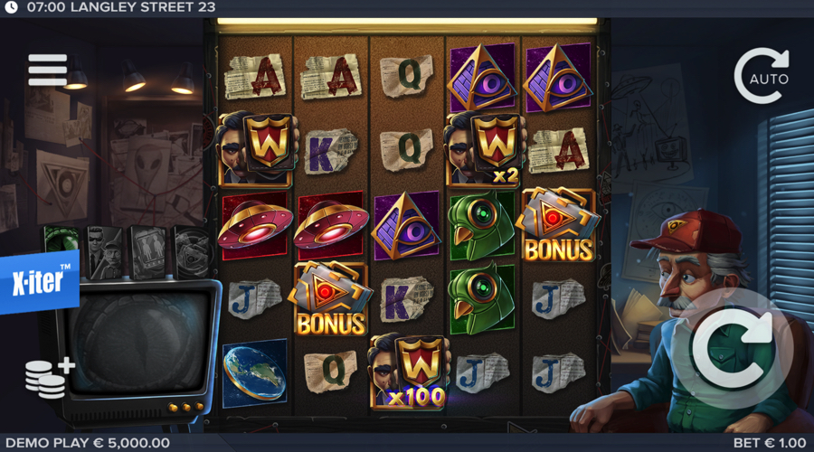 Langley Street 23 slot game demo - ELK Studios