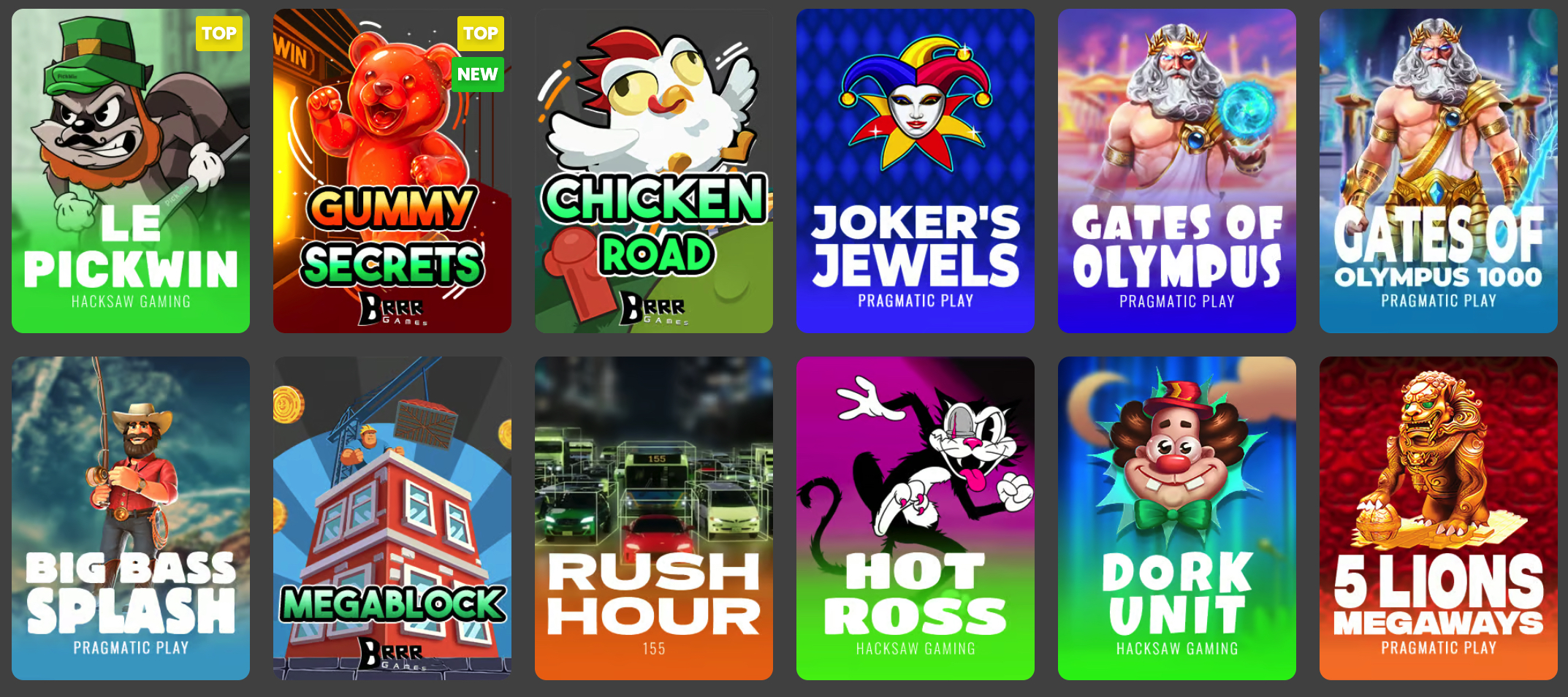 Pickwin slots games