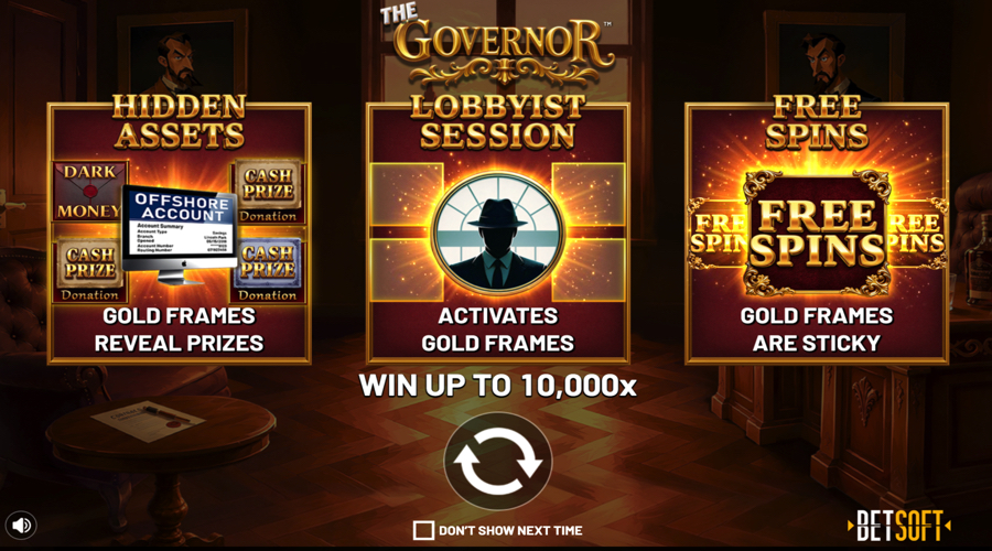 The Governor slot features