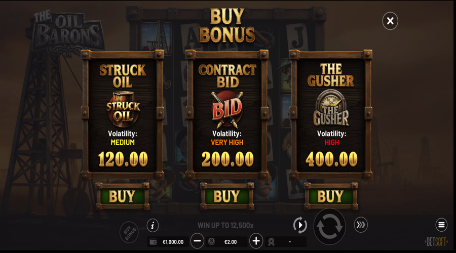 The Oil Barons slot buy bonus