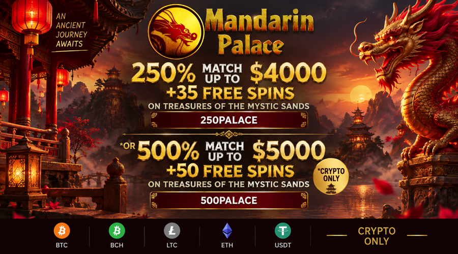 Treasure of the Myth Sands bonus code