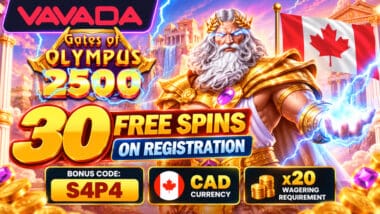 30 Free Spins on Registration for Canadian Players NDB