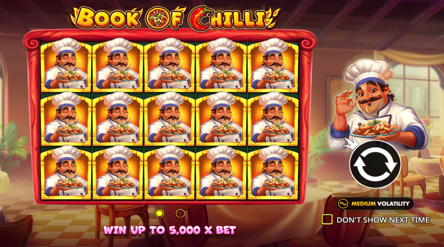 Book of Chilli slot features
