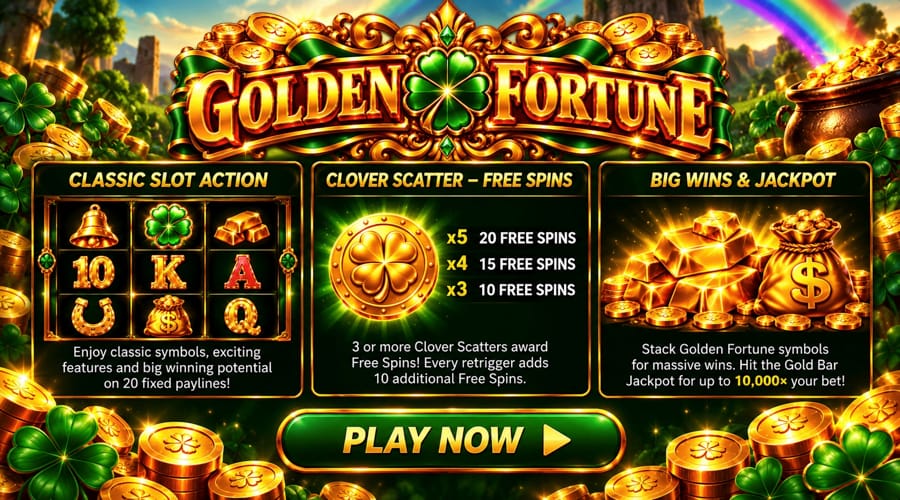 Golden Fortune slot features