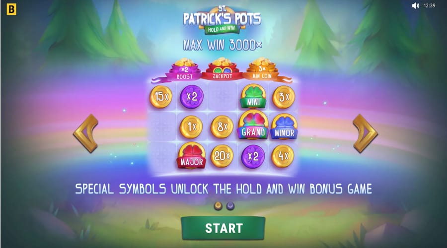 St. Patrick's Pots slot features