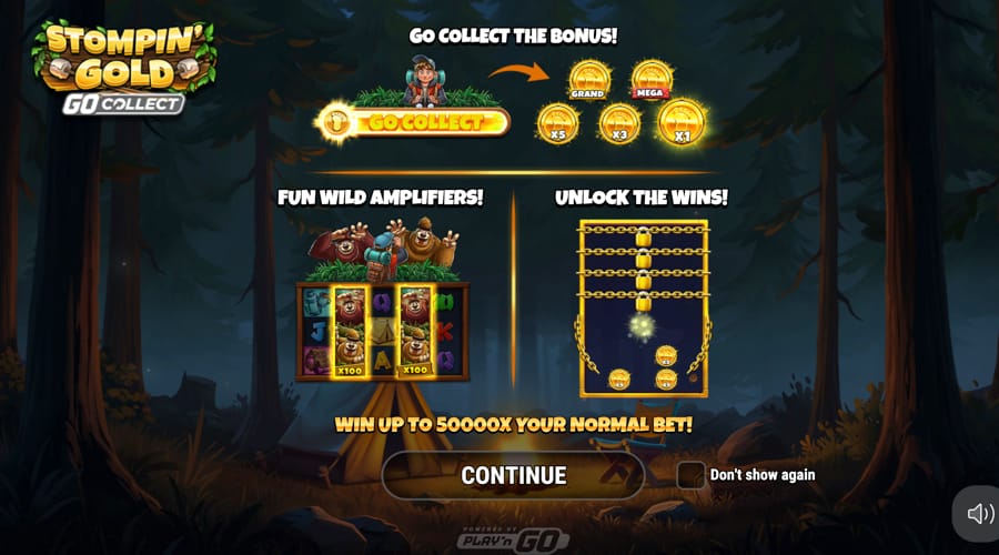 Stompin' Gold game features