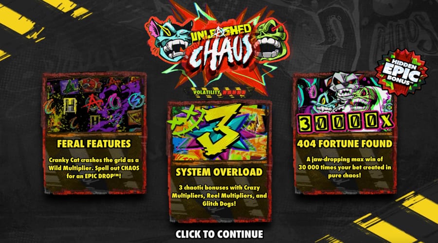 Unleashed Chaos game features